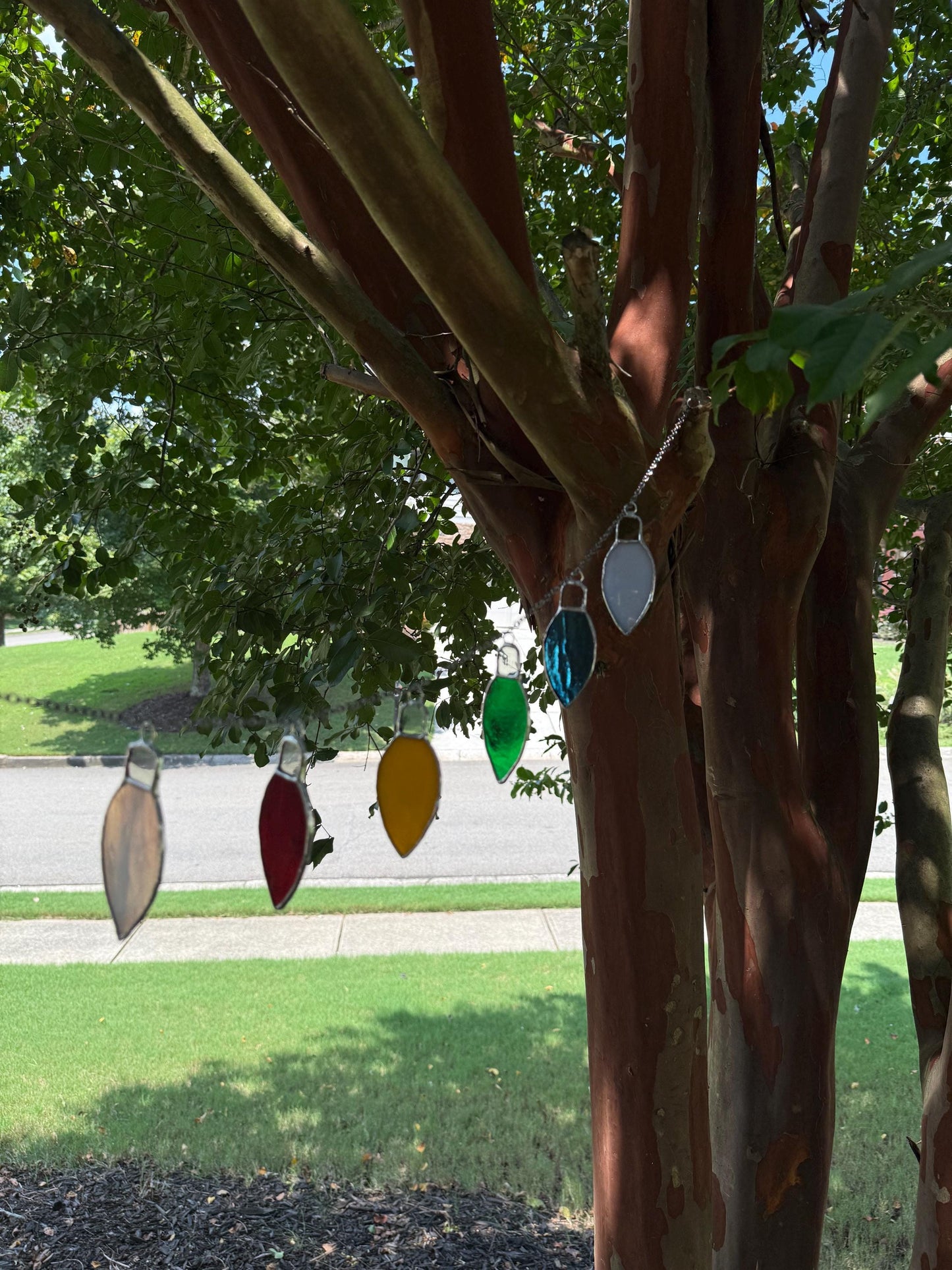 Stained Glass Christmas Lights Strand