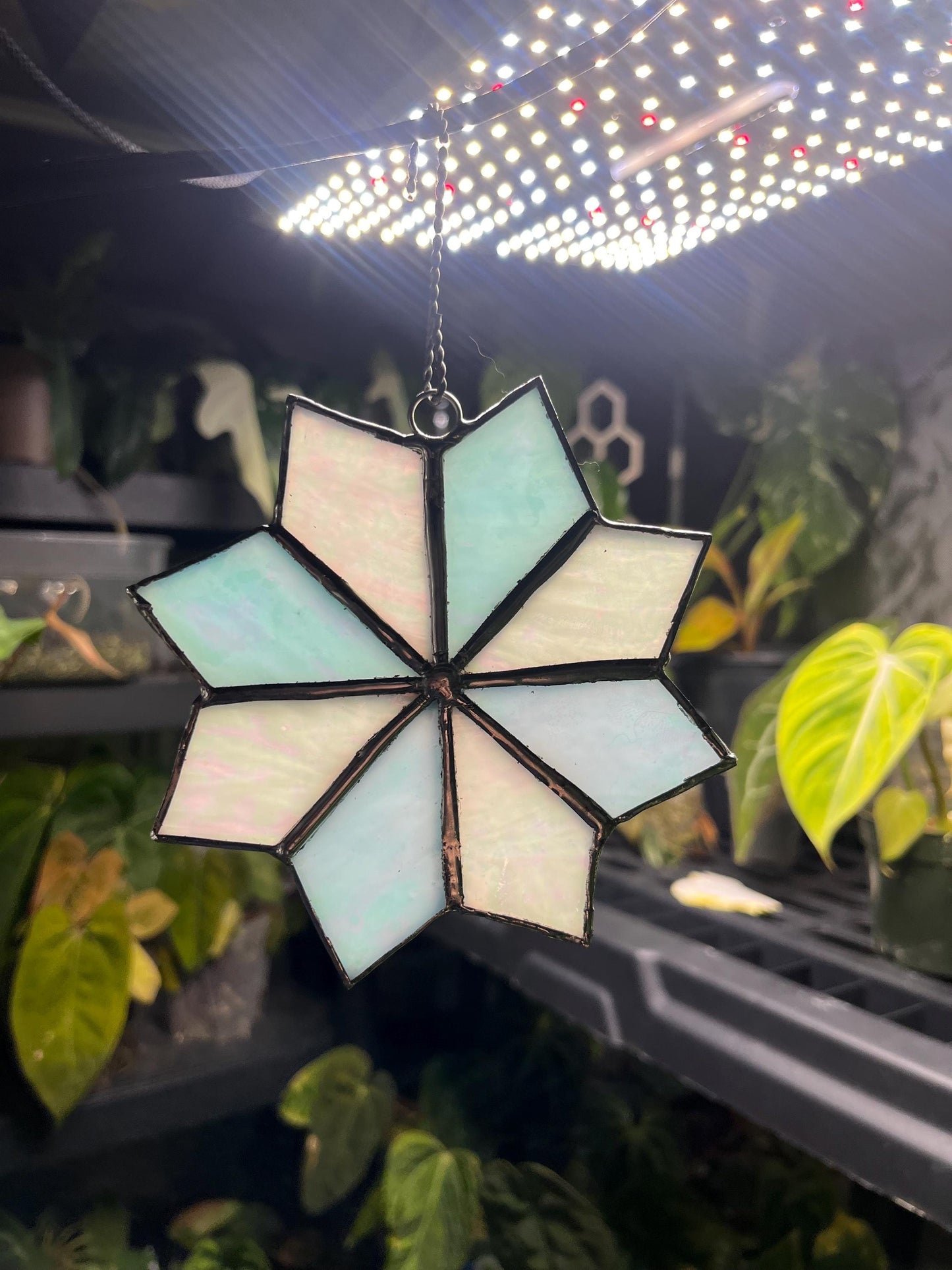 Stained Glass Snowflake