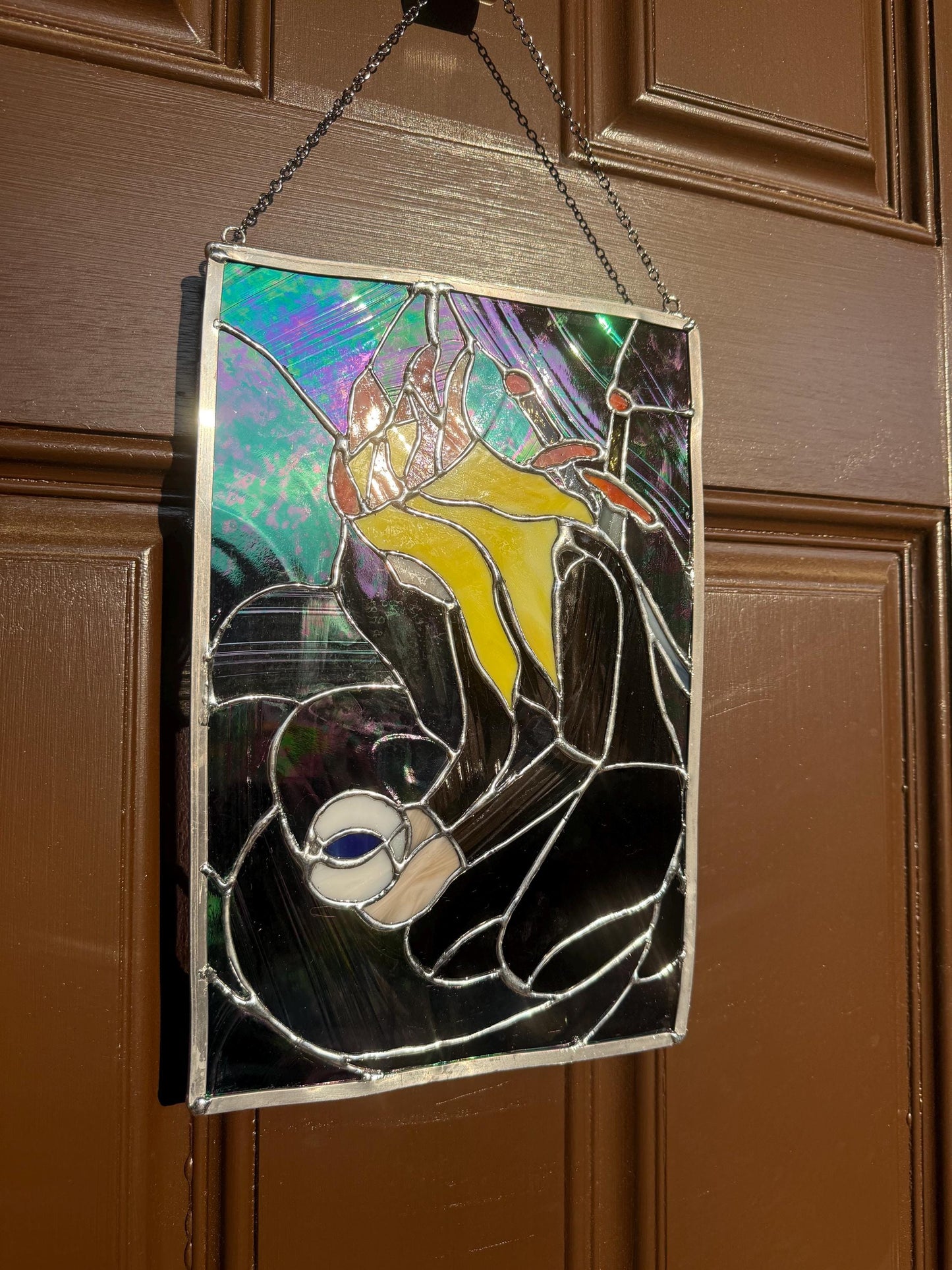 Throne of Glass Stained Glass Panel