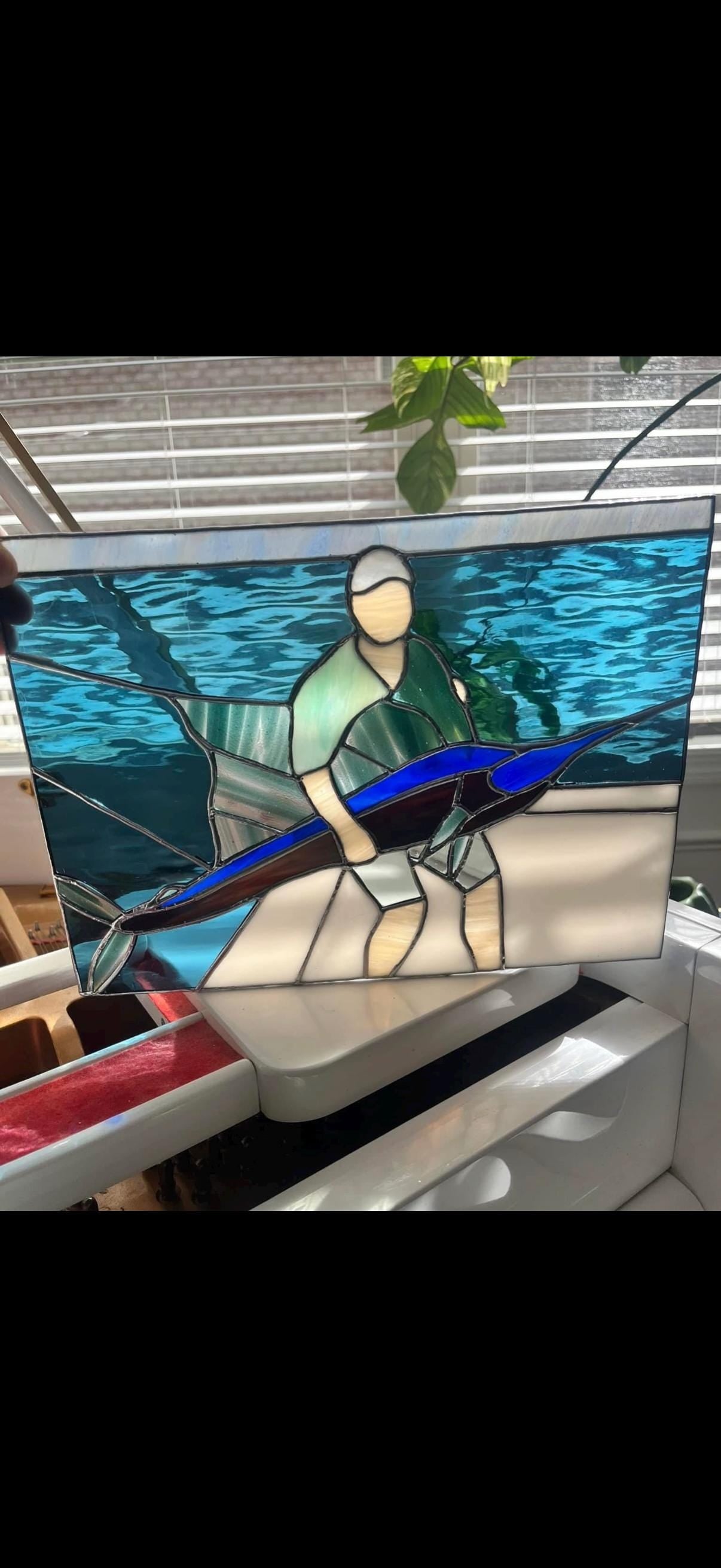 Custom Stained Glass Physical Pattern