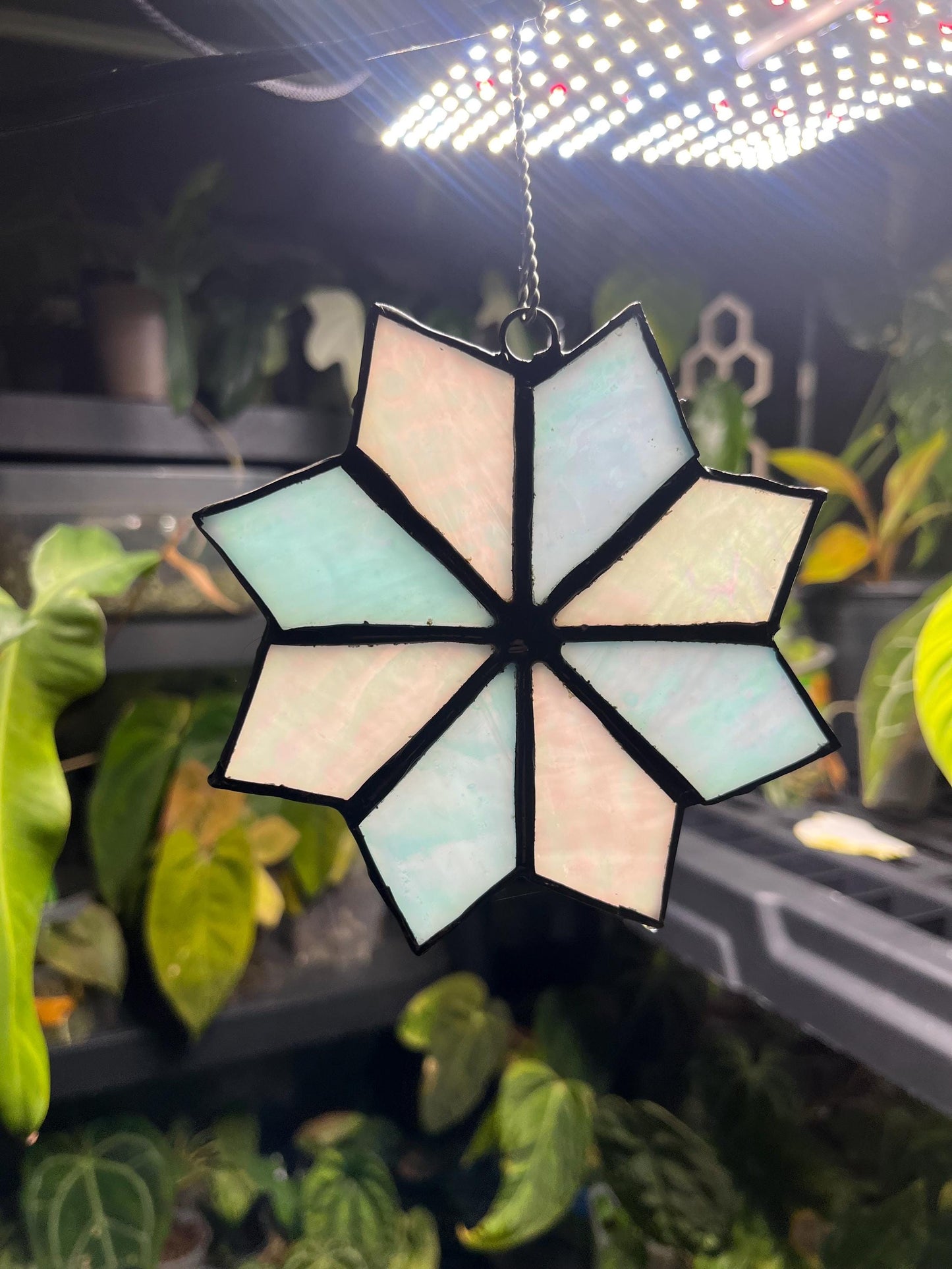 Stained Glass Snowflake