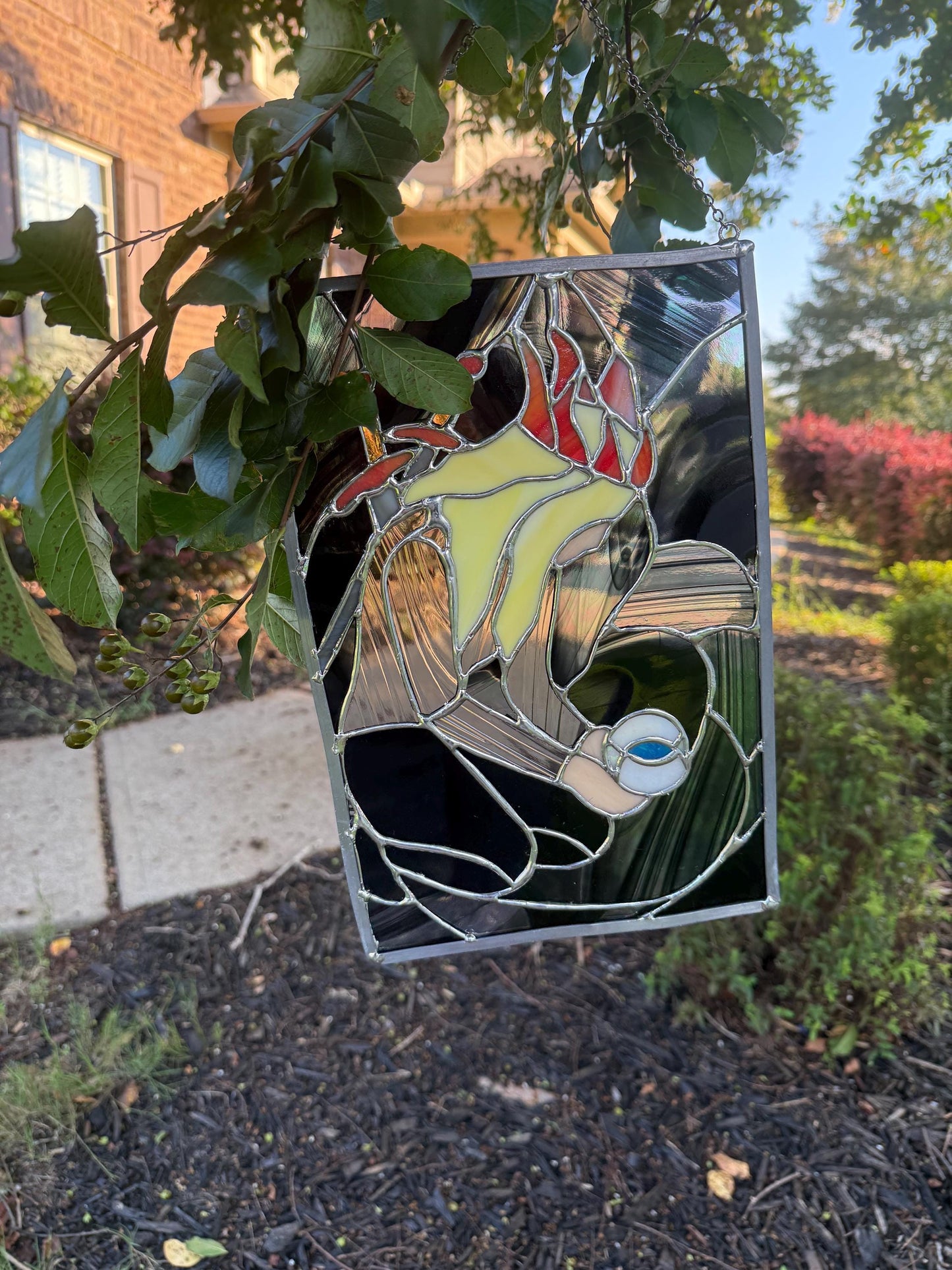 Throne of Glass Stained Glass Panel