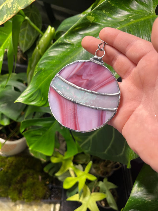 Stained Glass Ball Ornament