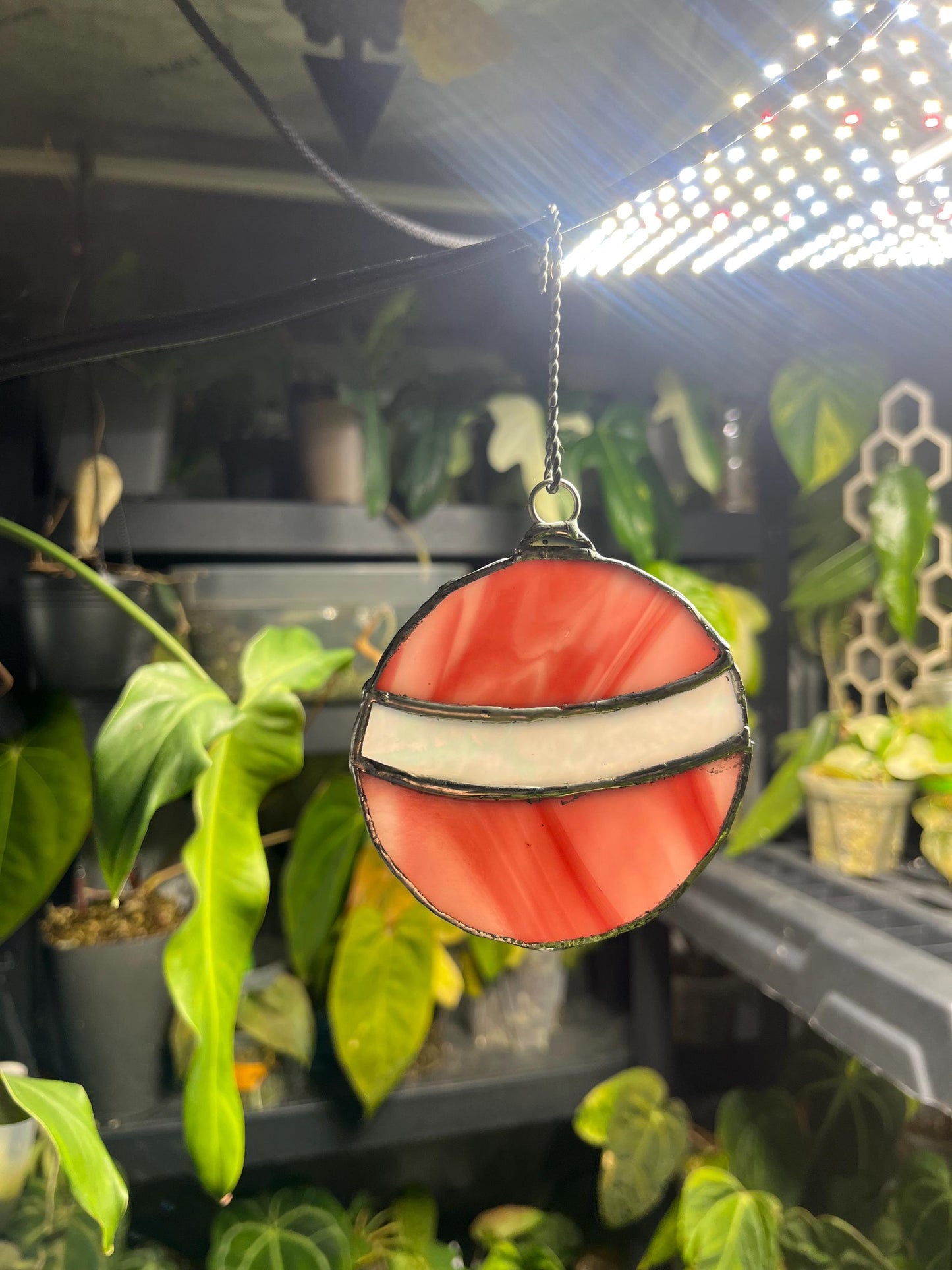 Stained Glass Ball Ornament