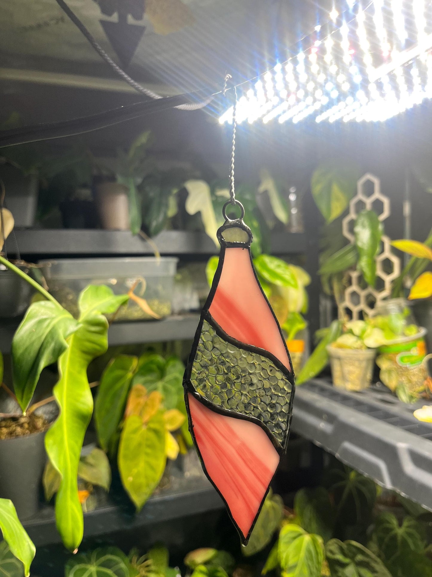 Stained Glass Icicle Ornament