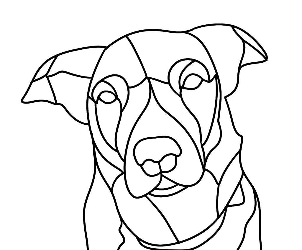 Custom Stained Glass Physical Pattern